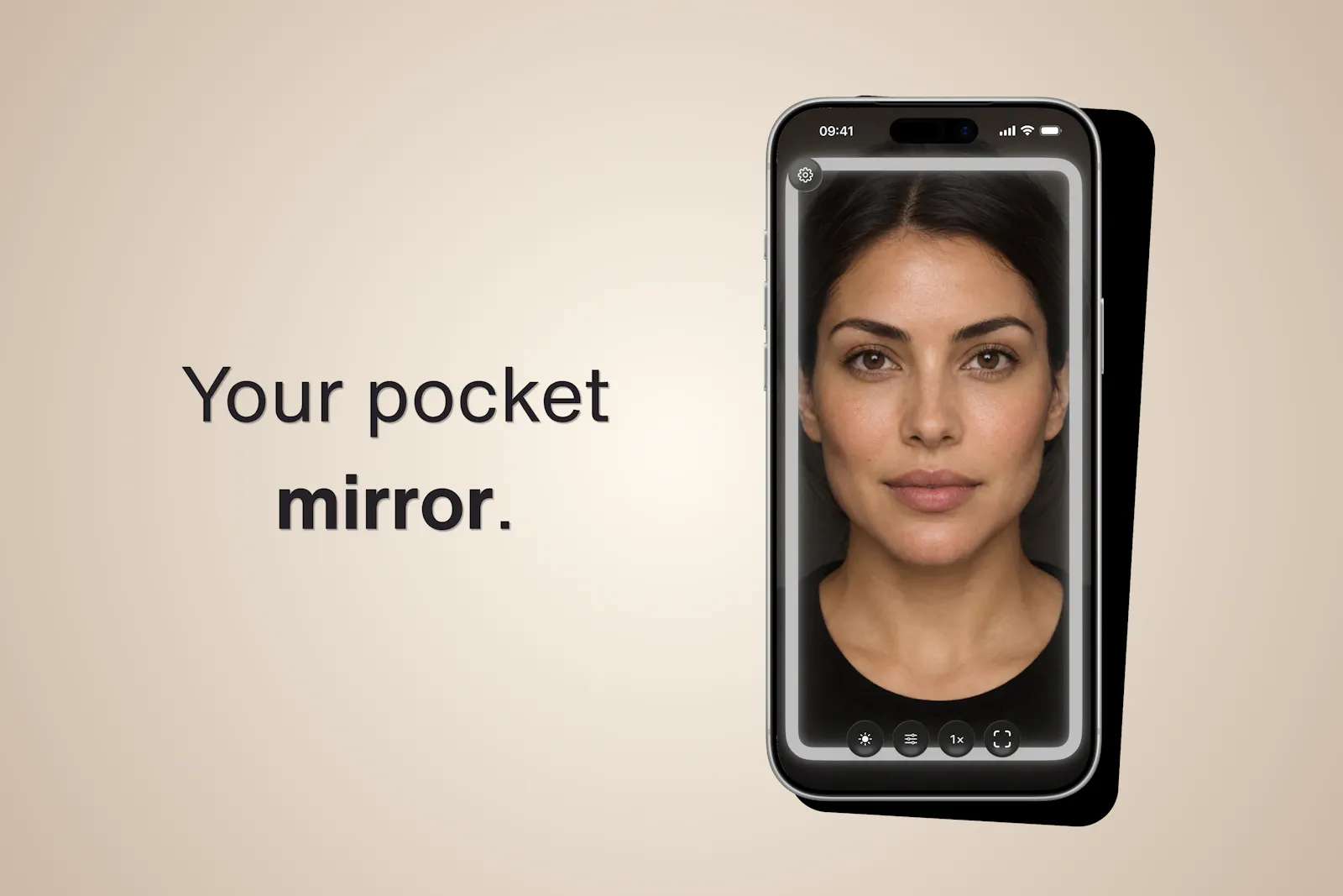 Makeup Mirror & Light: Compact screenshot 1
