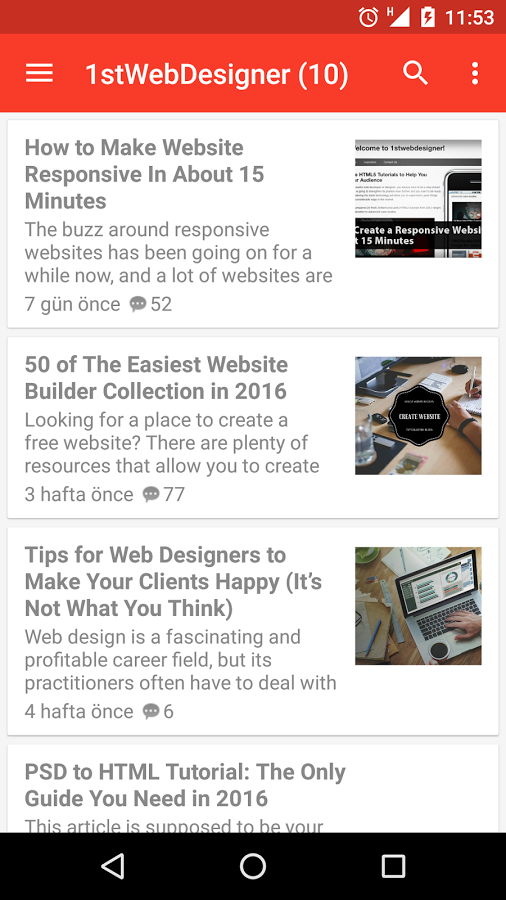 Design Blogs App with a new face gallery image