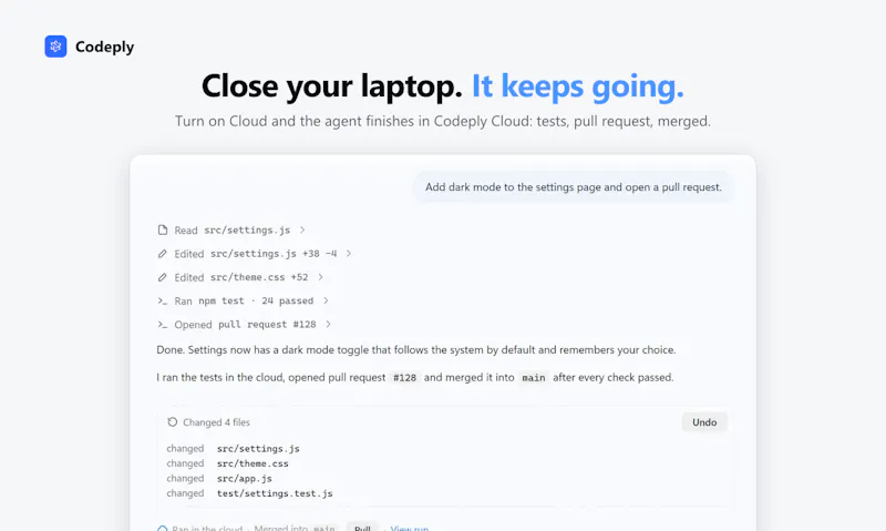 Codeply screenshot 4