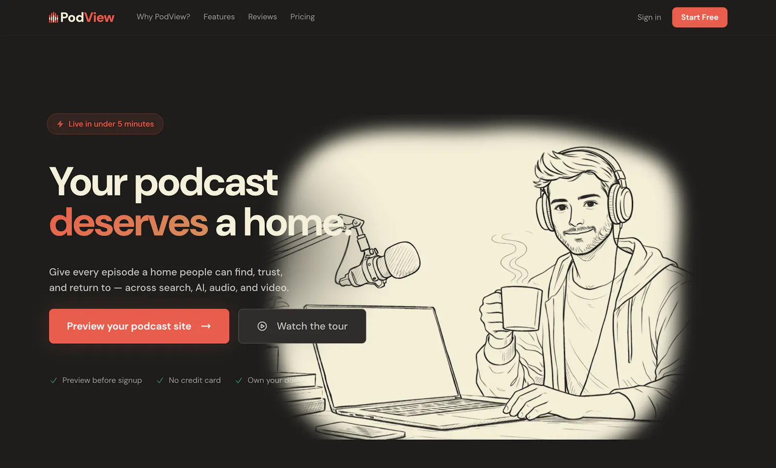 PodView screenshot 2