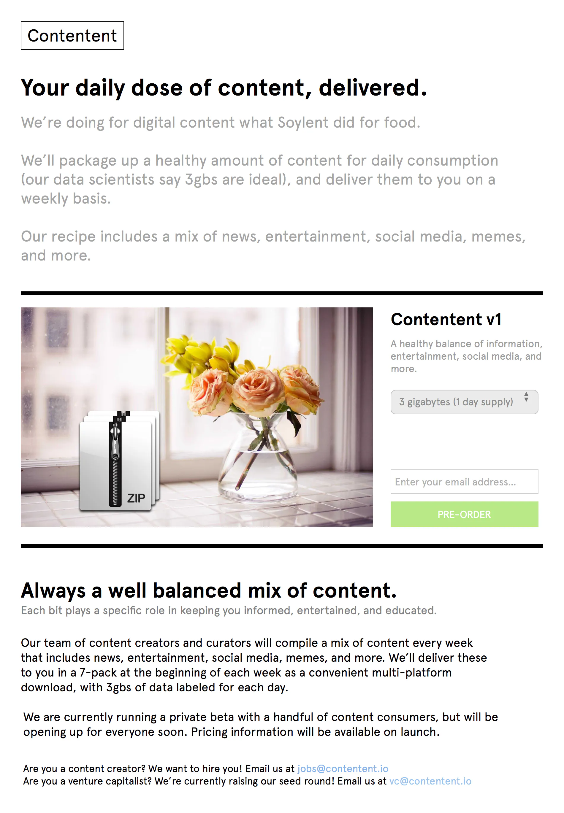 Contentent