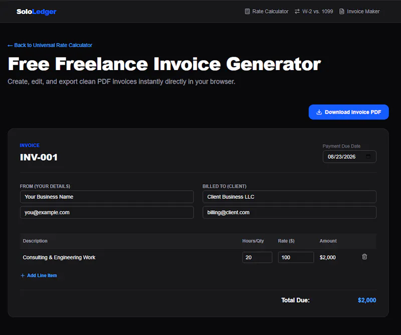 Find Your True Hourly Rate screenshot 1