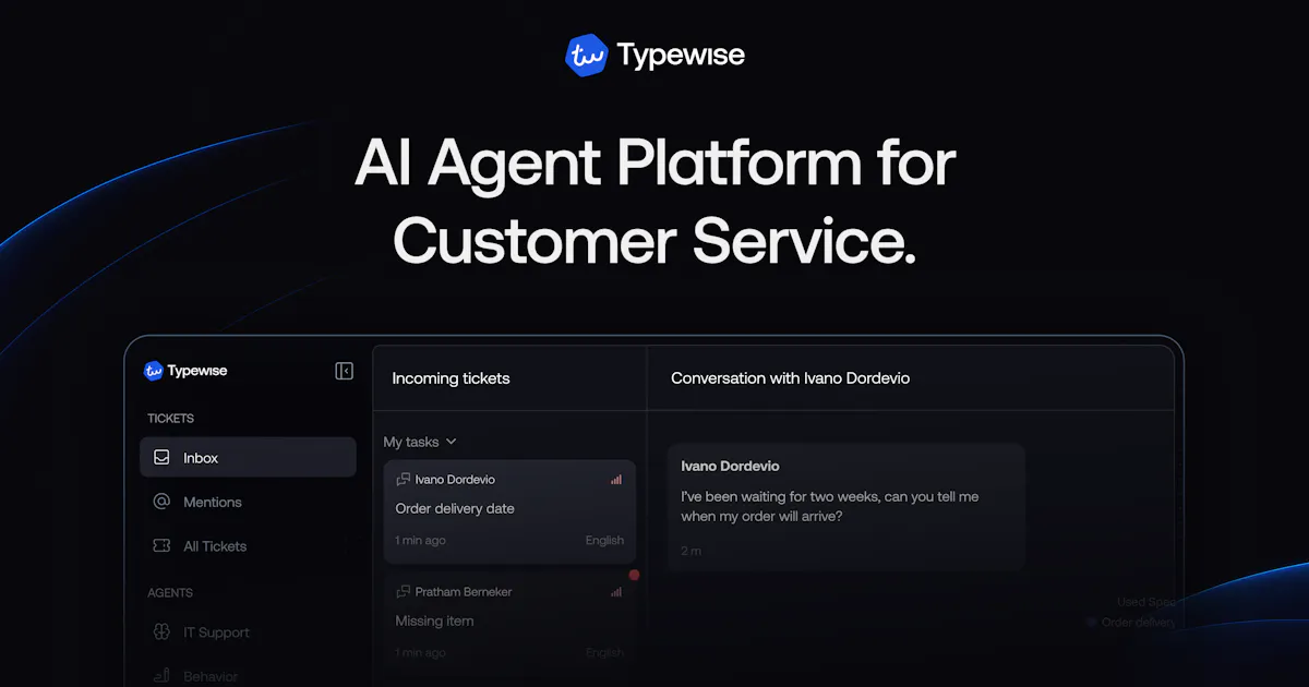 Typewise AI Customer Service