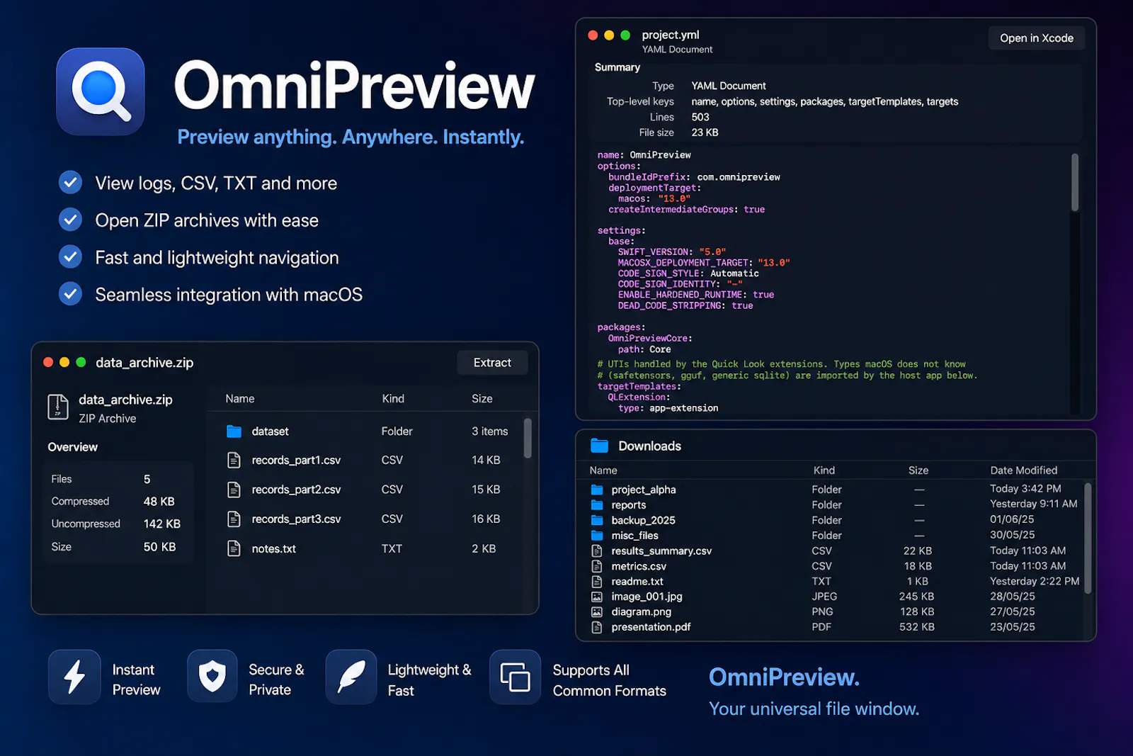 OmniPreview screenshot 2