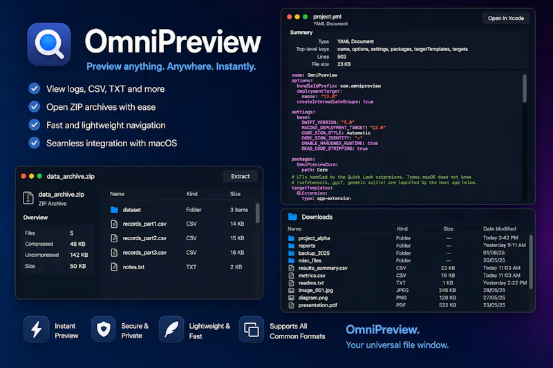 OmniPreview screenshot 2