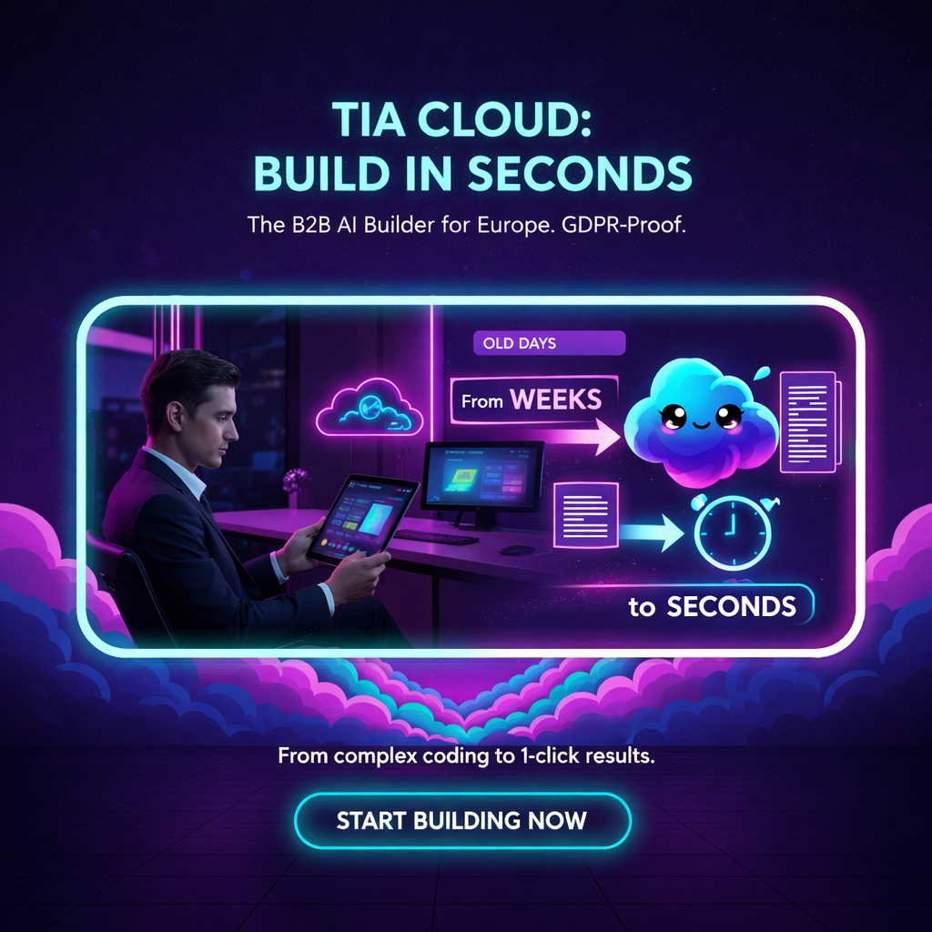 Tia Cloud - Main product screenshot demonstrating key features and user interface
