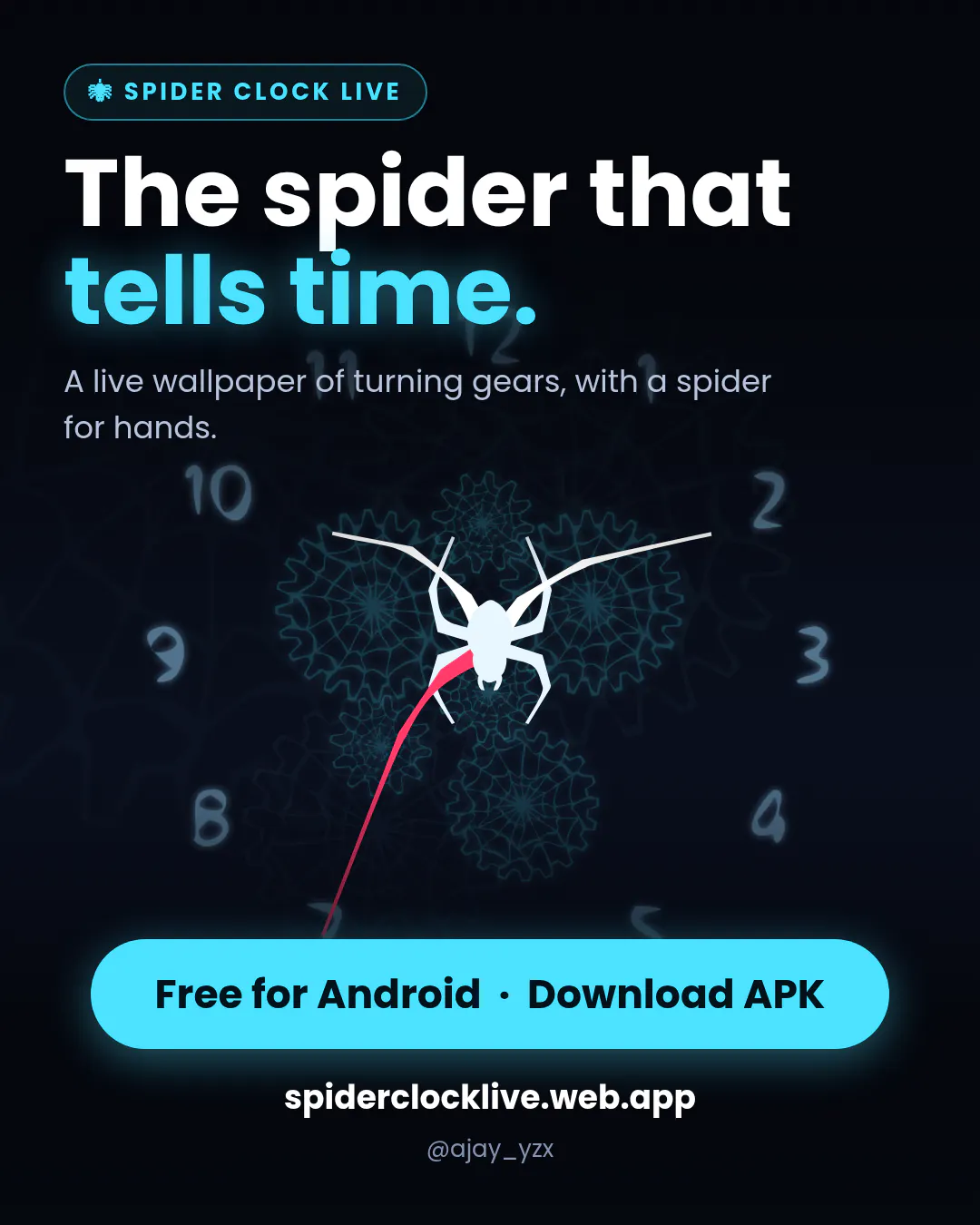 Spider Clock Live gallery image
