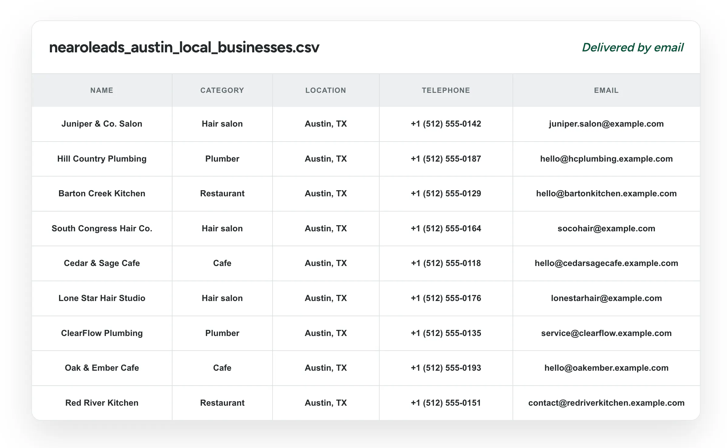 NearoLeads - Local leads without website gallery image