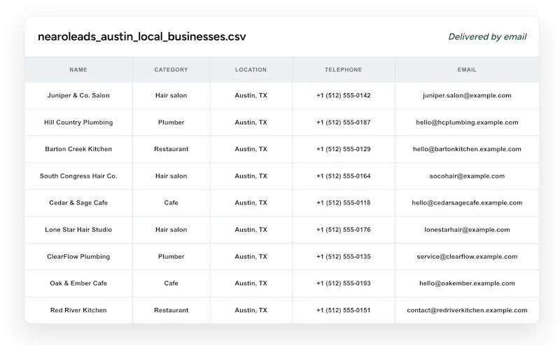 NearoLeads - Local leads without website screenshot 2