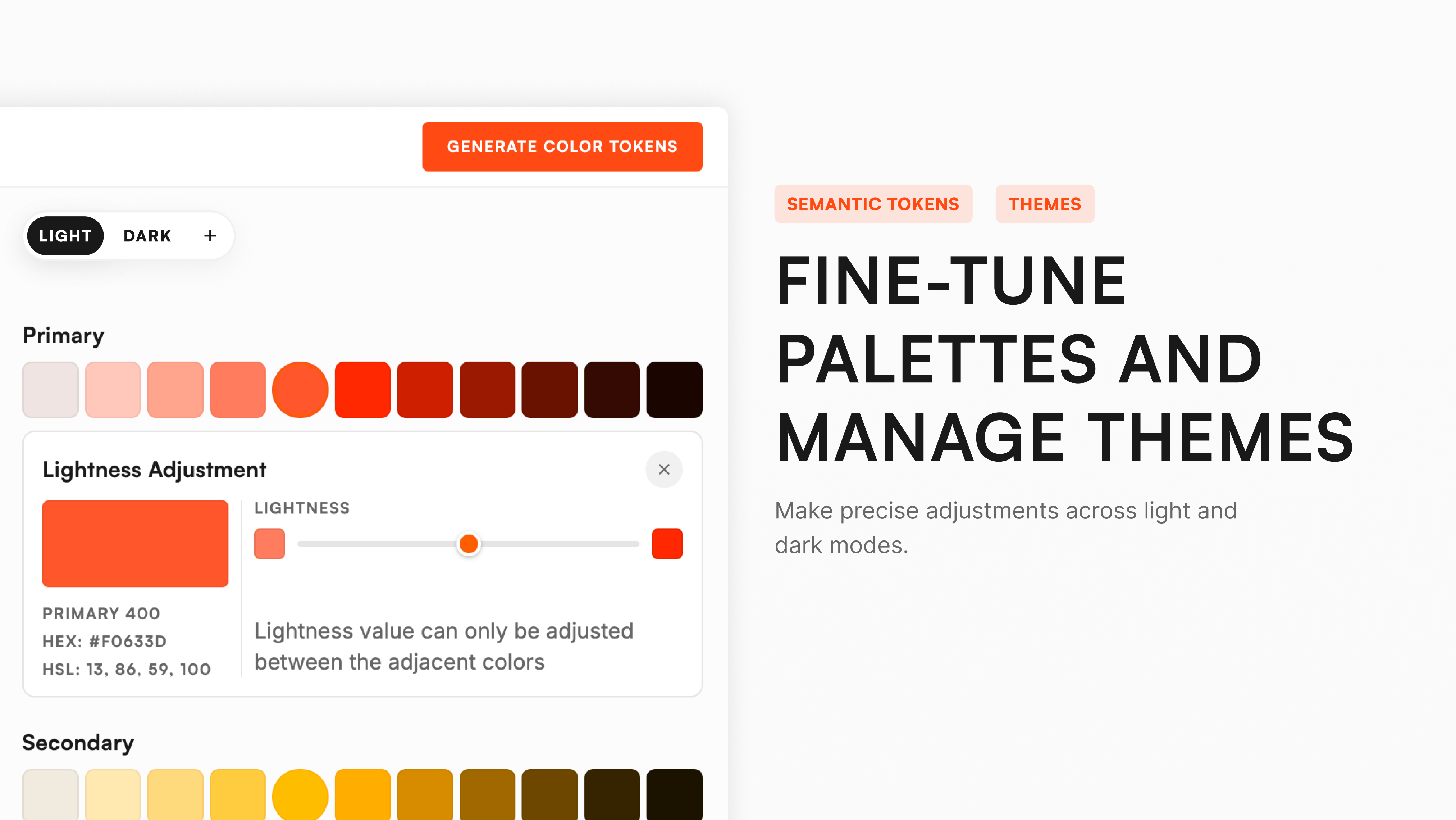Orange Tokens: Plugin for Design Systems - Screenshot 3 showing product features and functionality