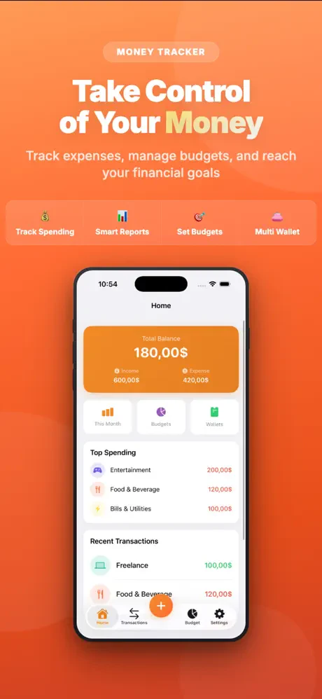 Money Tracker: Easy & Smart