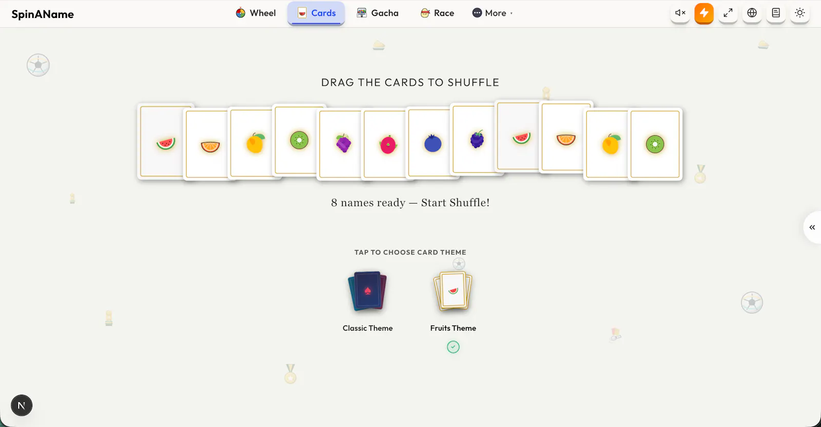 SpinAName screenshot 2