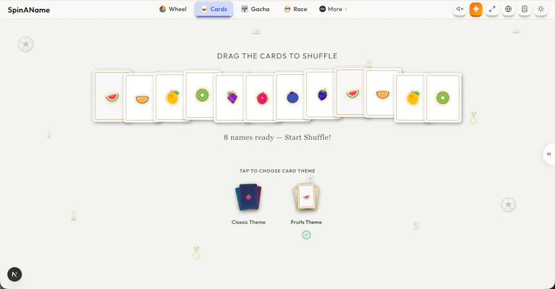 SpinAName screenshot 2