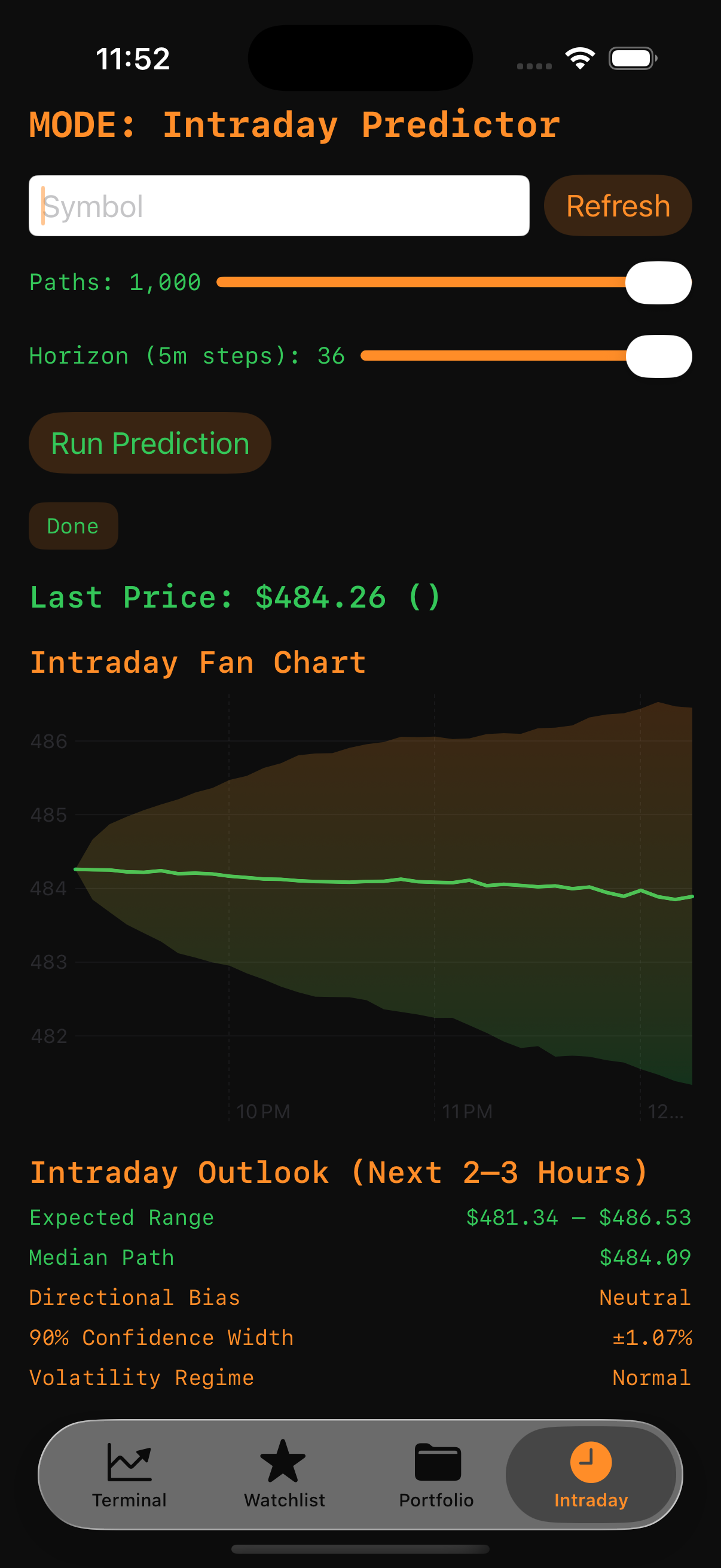 Market Analysis Simulator - Screenshot 3 showing product features and functionality