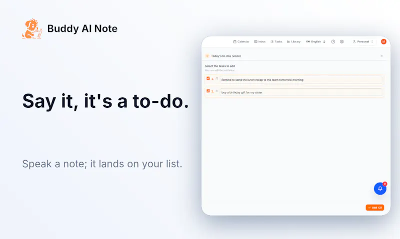 Buddy AI Note screenshot 3