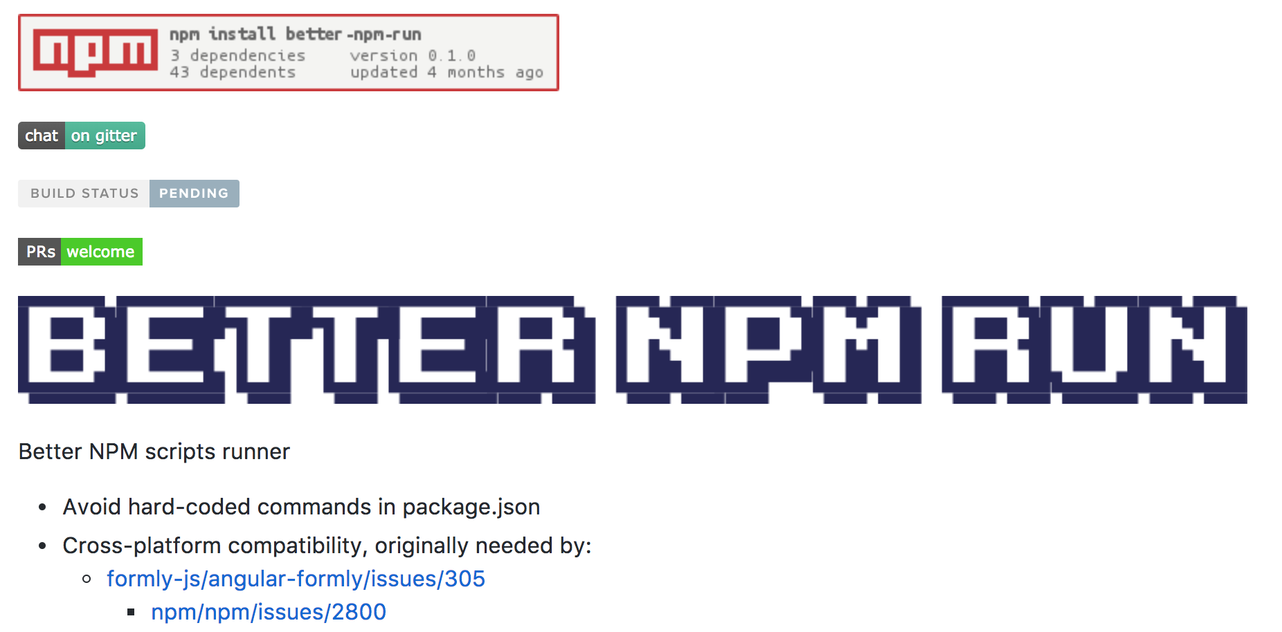Better NPM Run gallery image