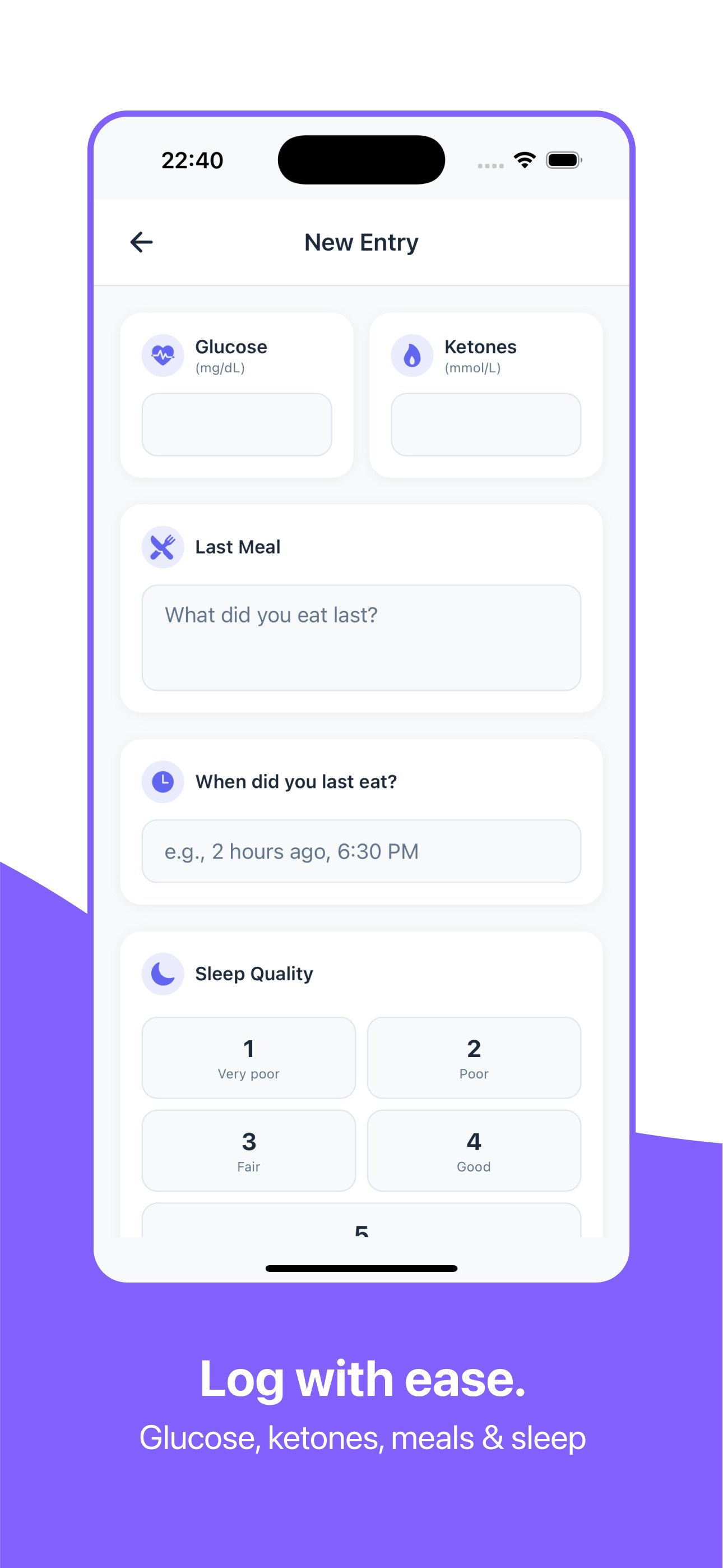Keto & fasting GKI tracker gallery image