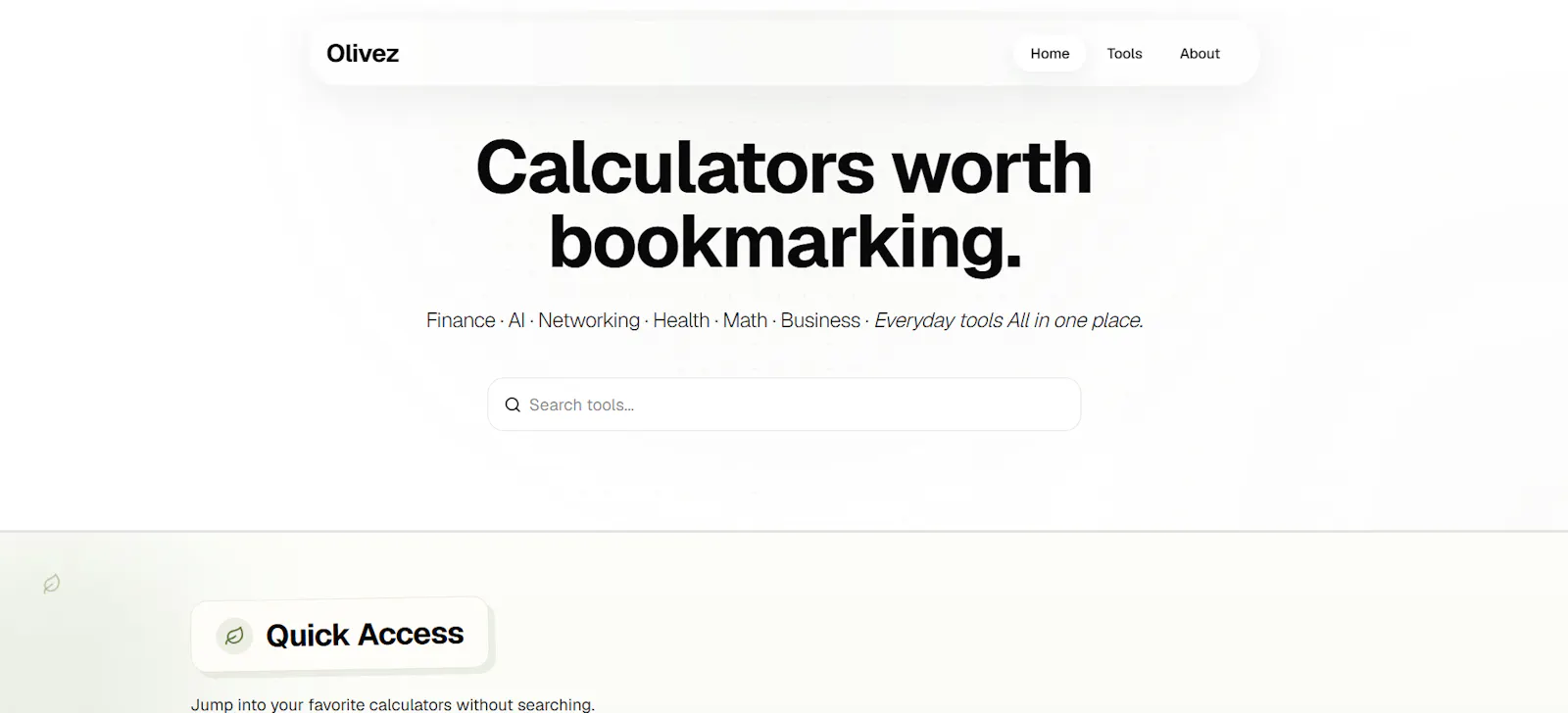 Olivez screenshot 1