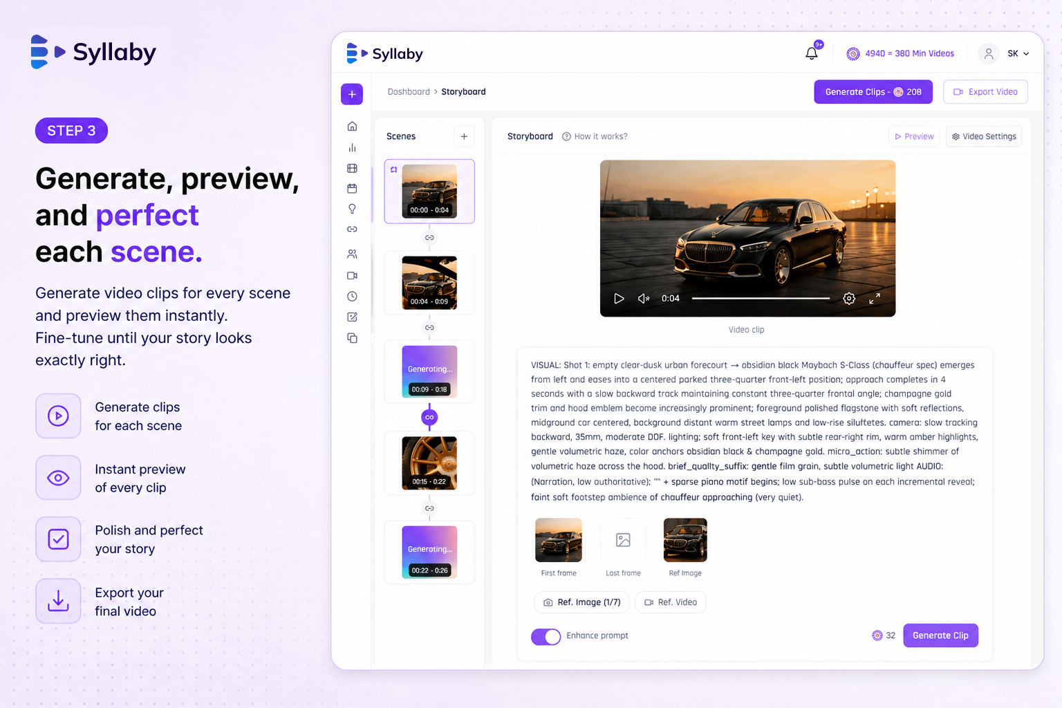 Syllaby's Storyboard gallery image