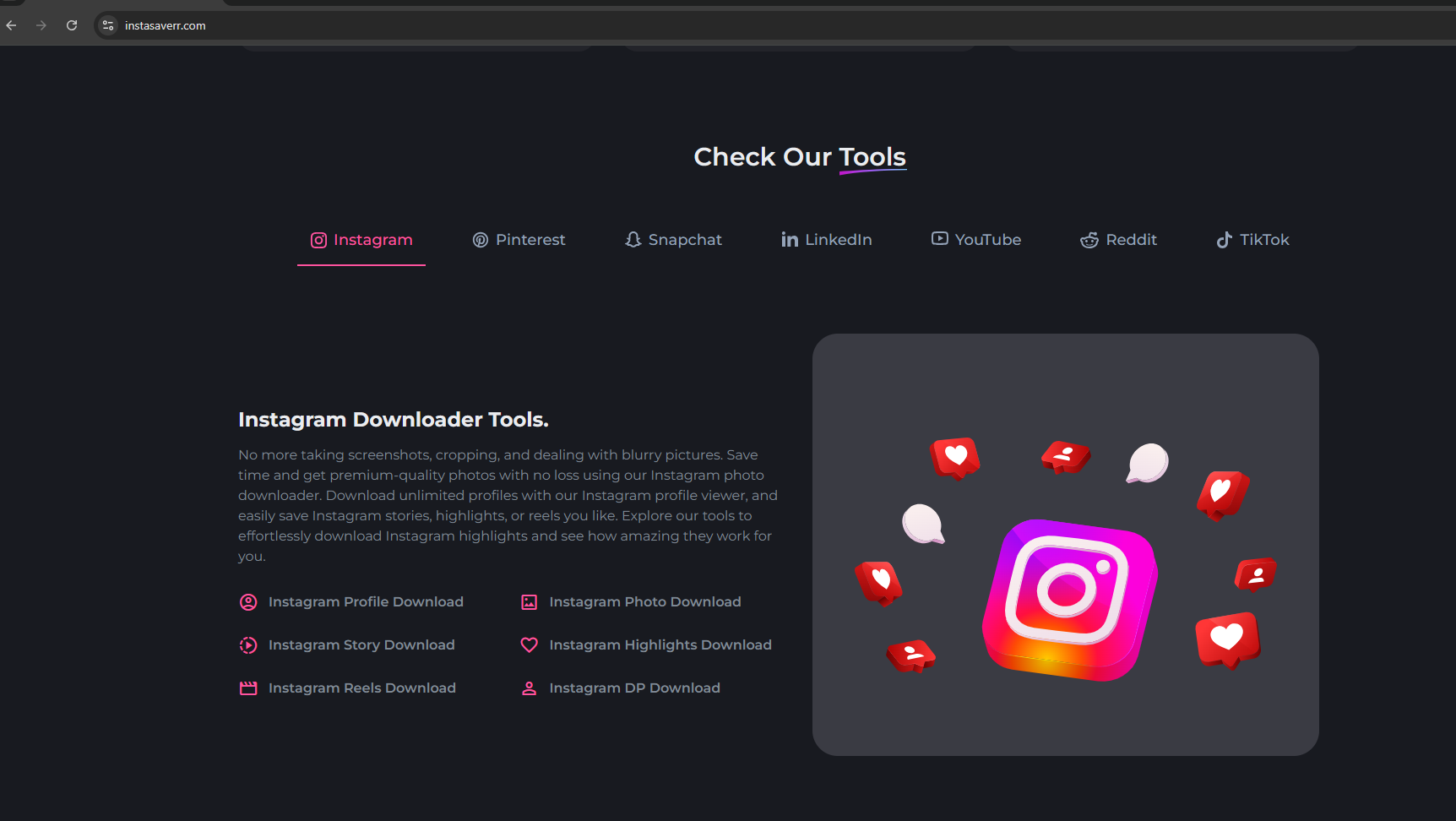 Media 7 - Pengunduhan Video Media Sosial - Instagram, Pinterest & banyak lagi 2