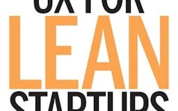UX for Lean Startups media 1