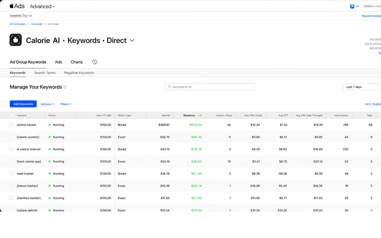 Lily Revenue for Apple Ads gallery image