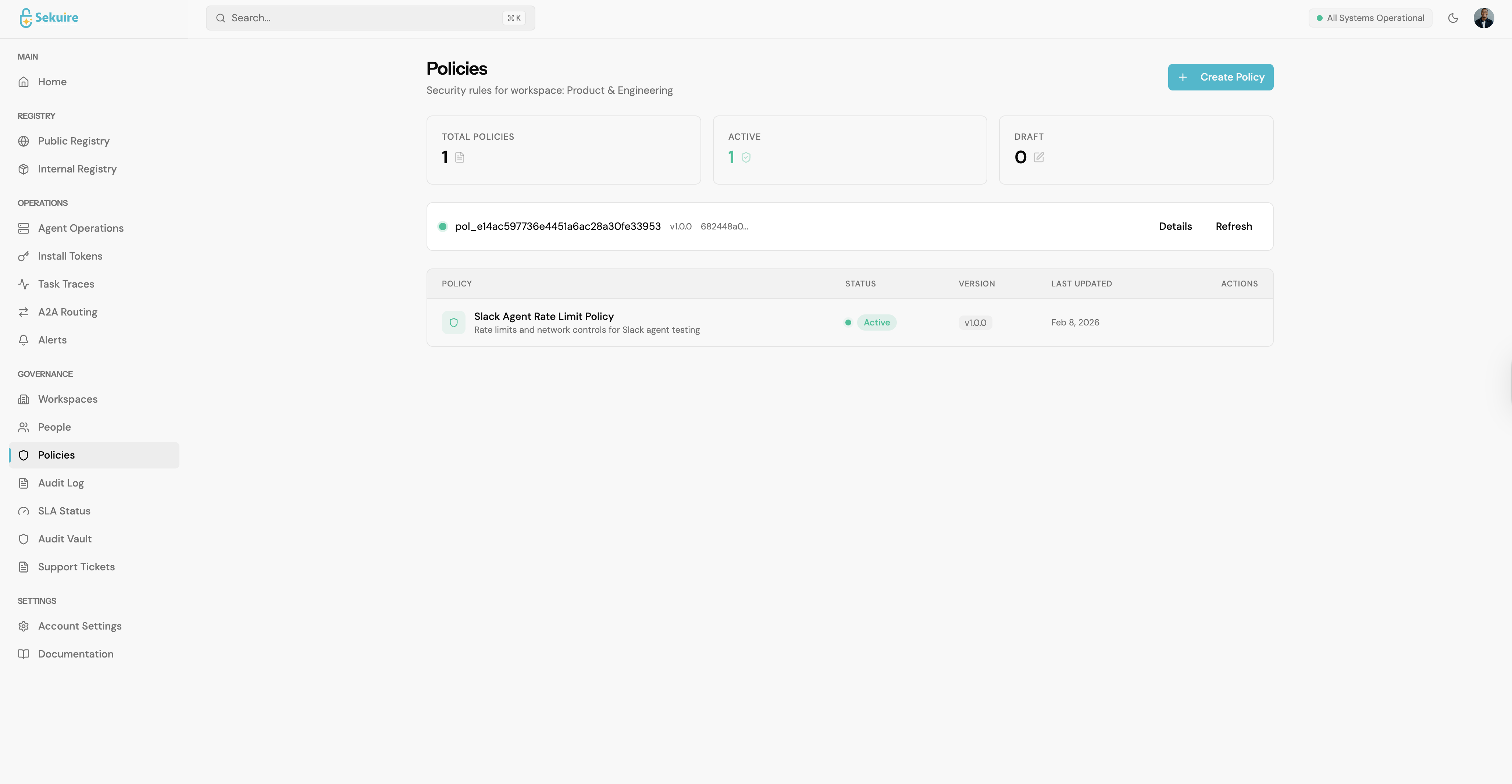 Sekuire - Screenshot 3 showing product features and functionality