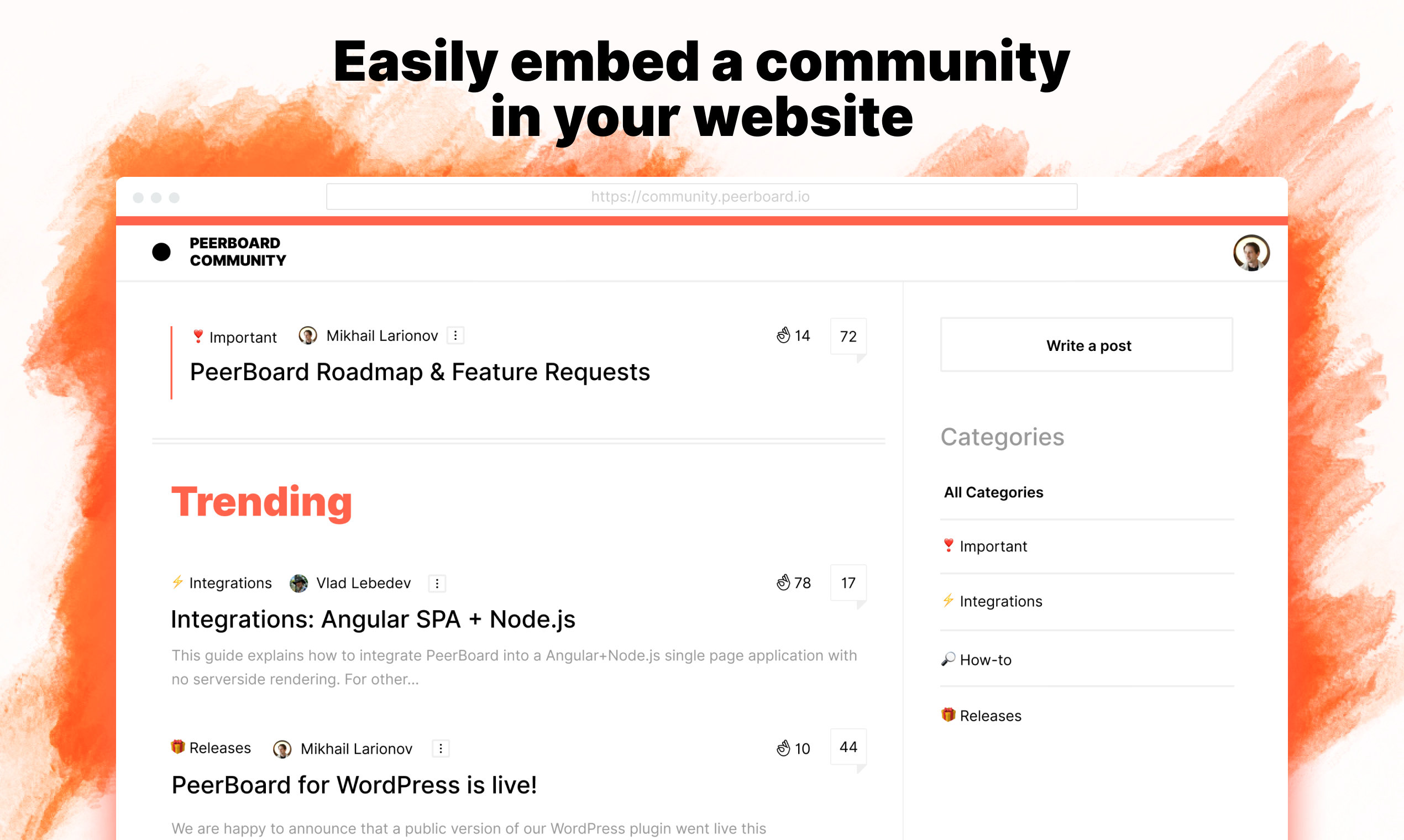 PeerBoard gallery image