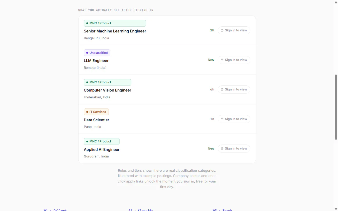 MyJobSift screenshot 2