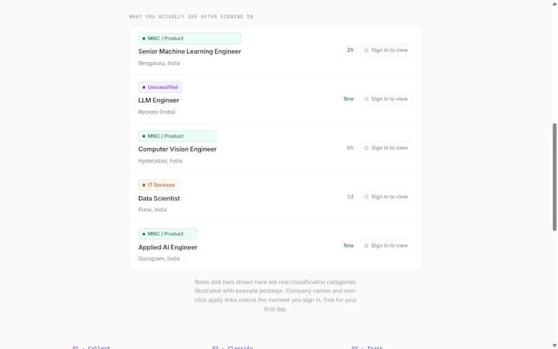 MyJobSift screenshot 2