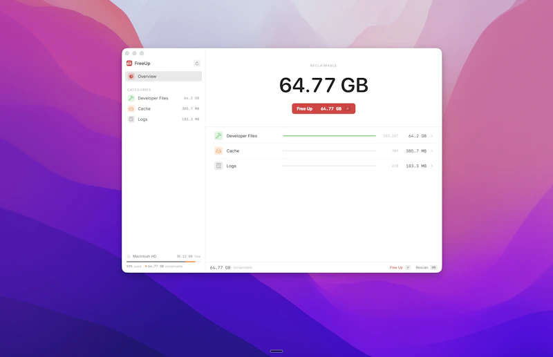Free my Mac screenshot 3