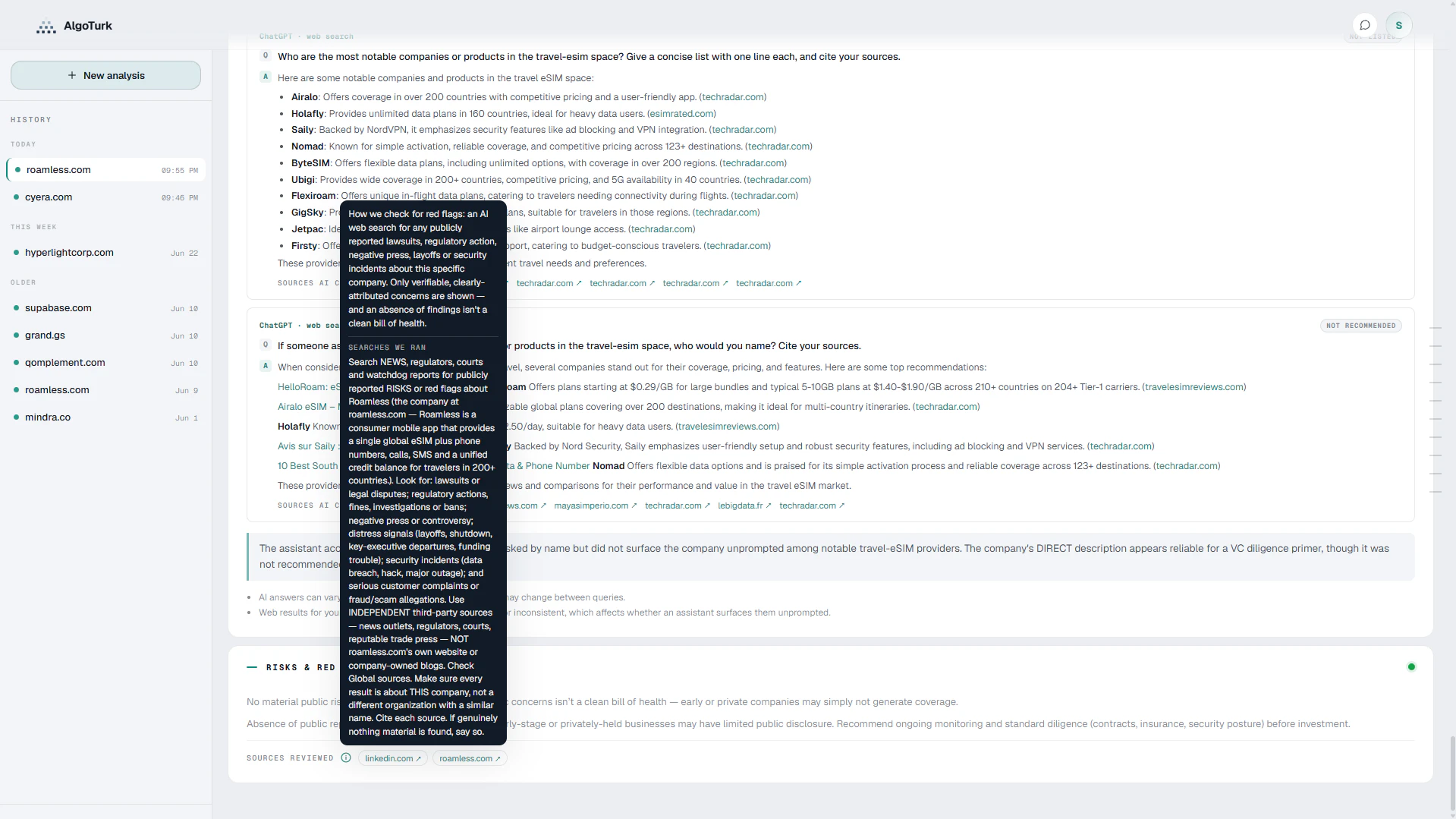 AlgoTurk - Research Agent for Startups gallery image