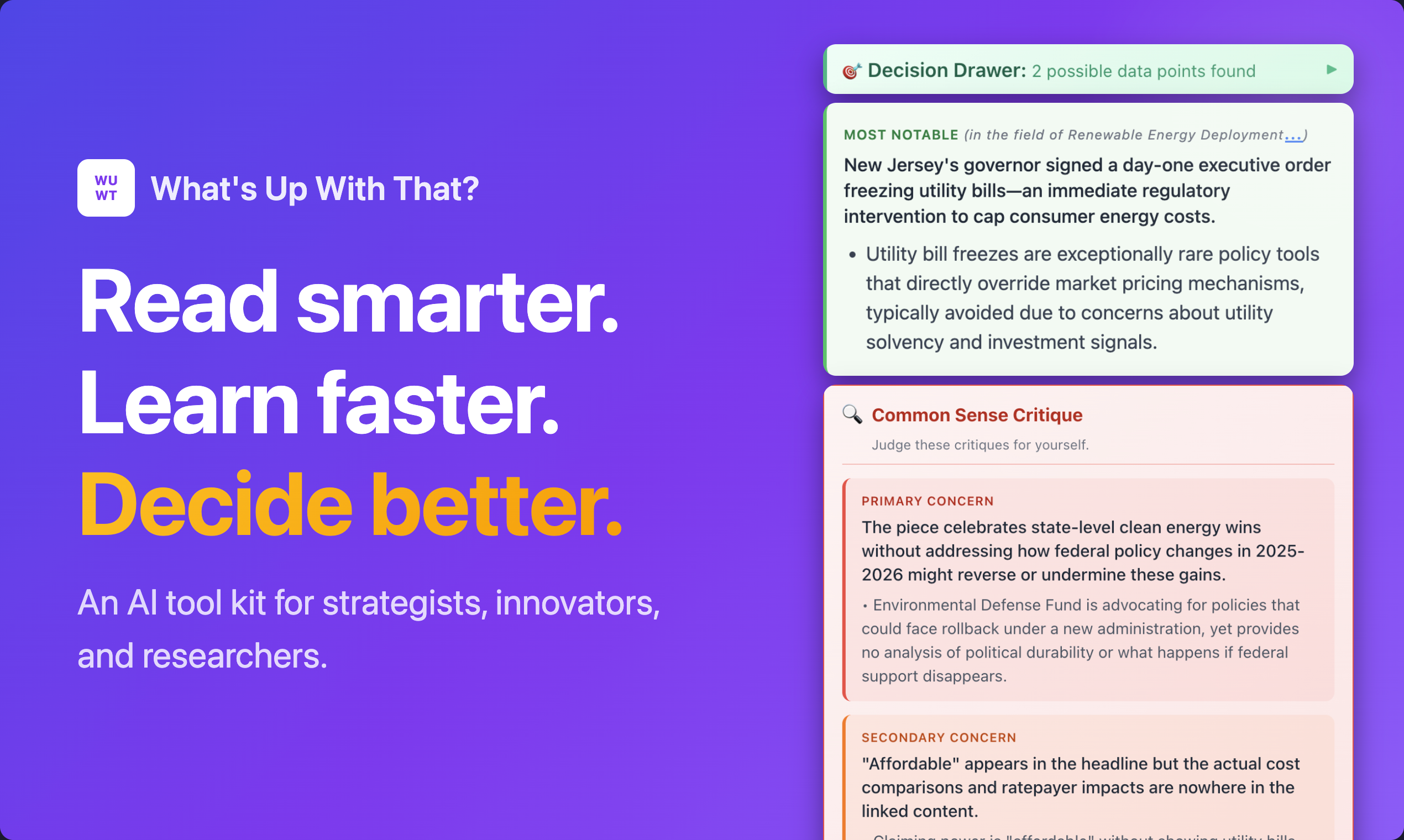 What's Up With That? screenshot