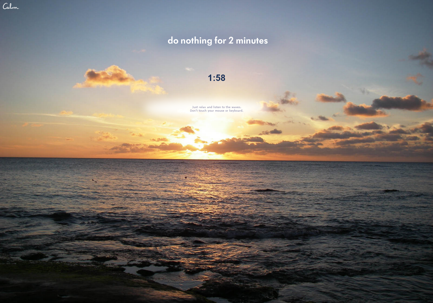 Do Nothing For 2 Minutes