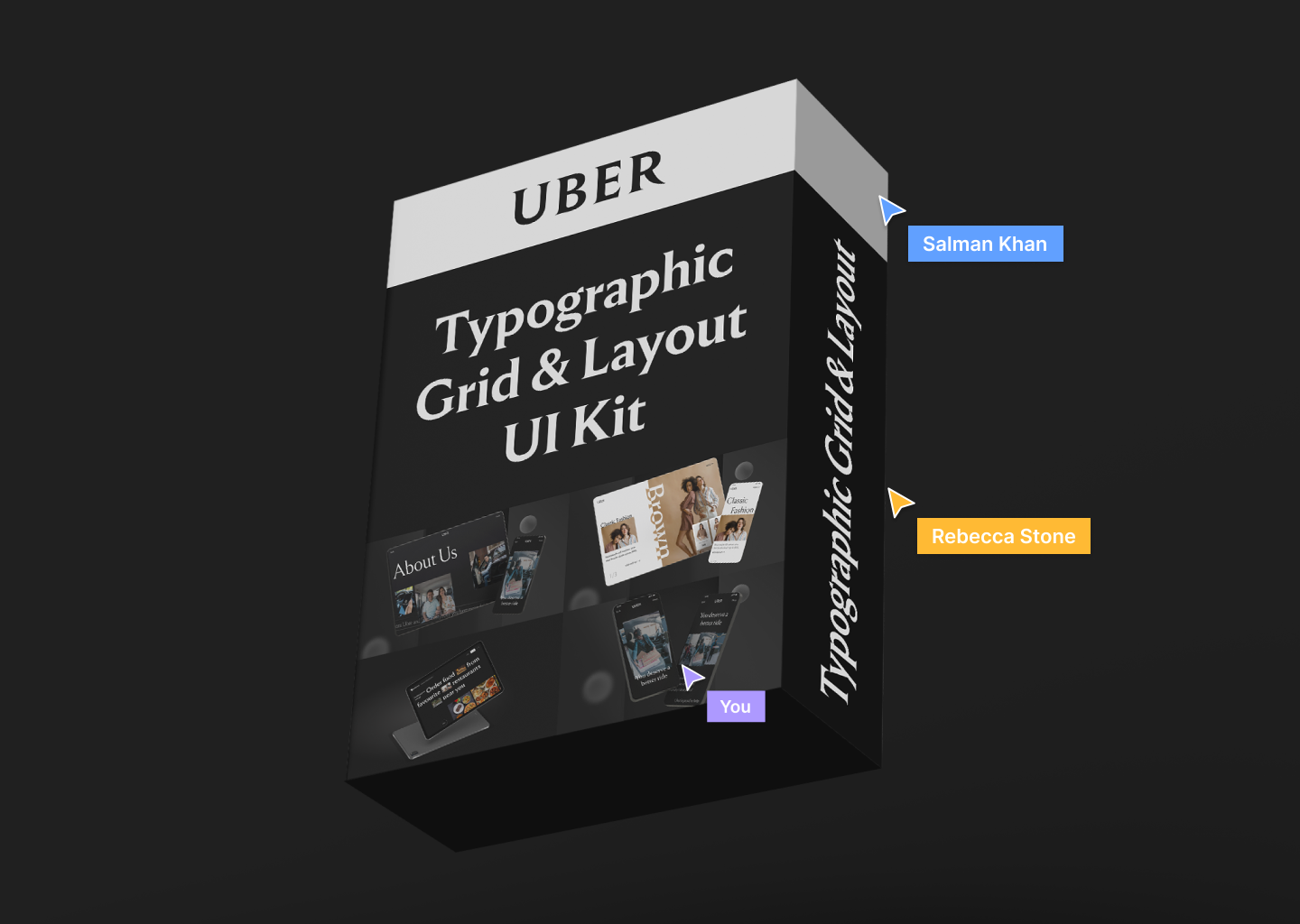 Typographic Grid & Layout Design UI Kit gallery image