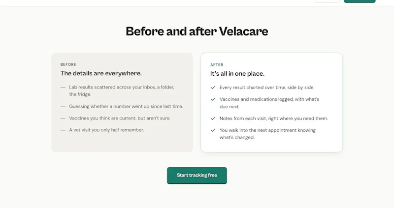 Velacare screenshot 5