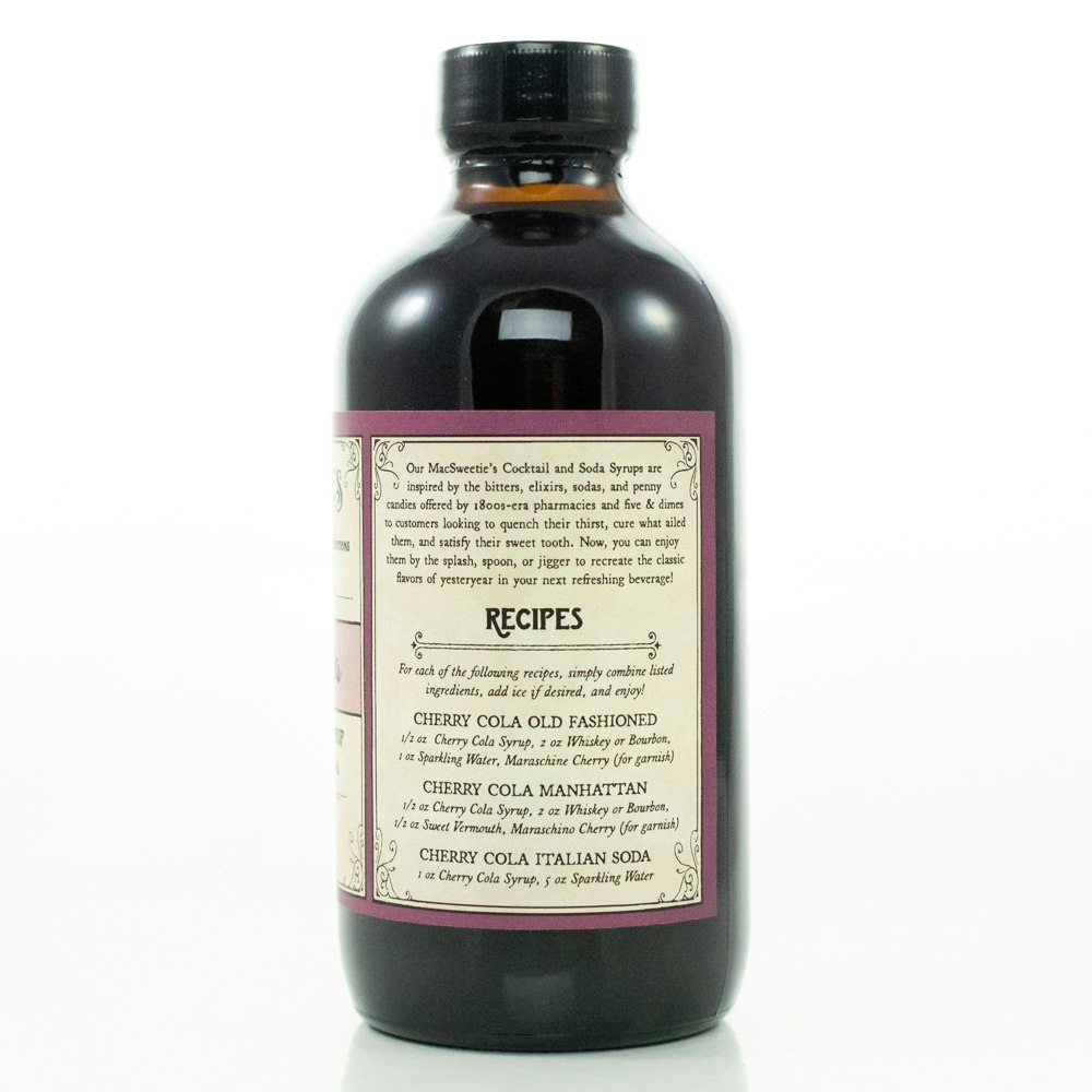 MacSweetie's Cherry Cola Cocktail Syrup gallery image