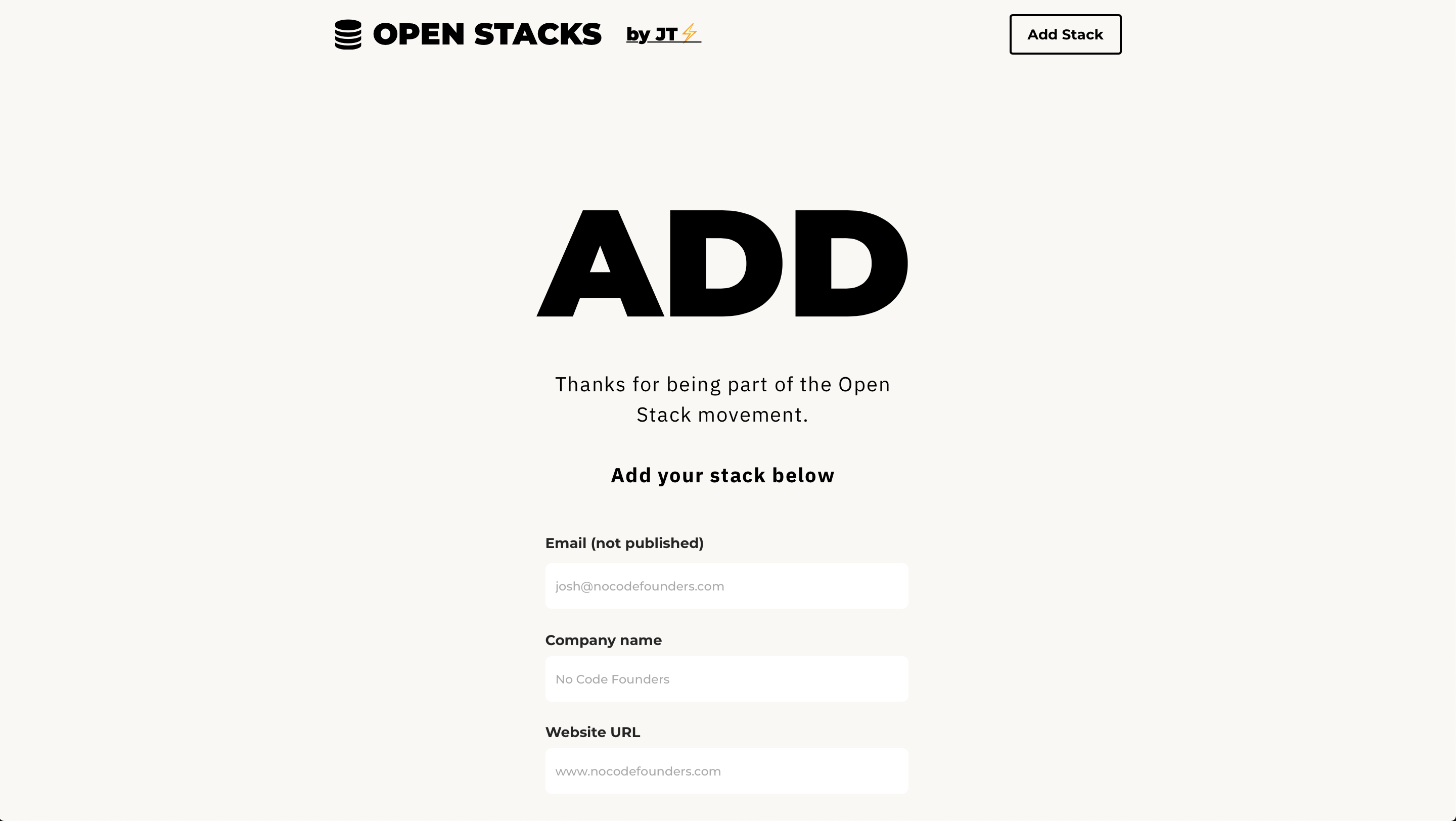 Open Stacks Image