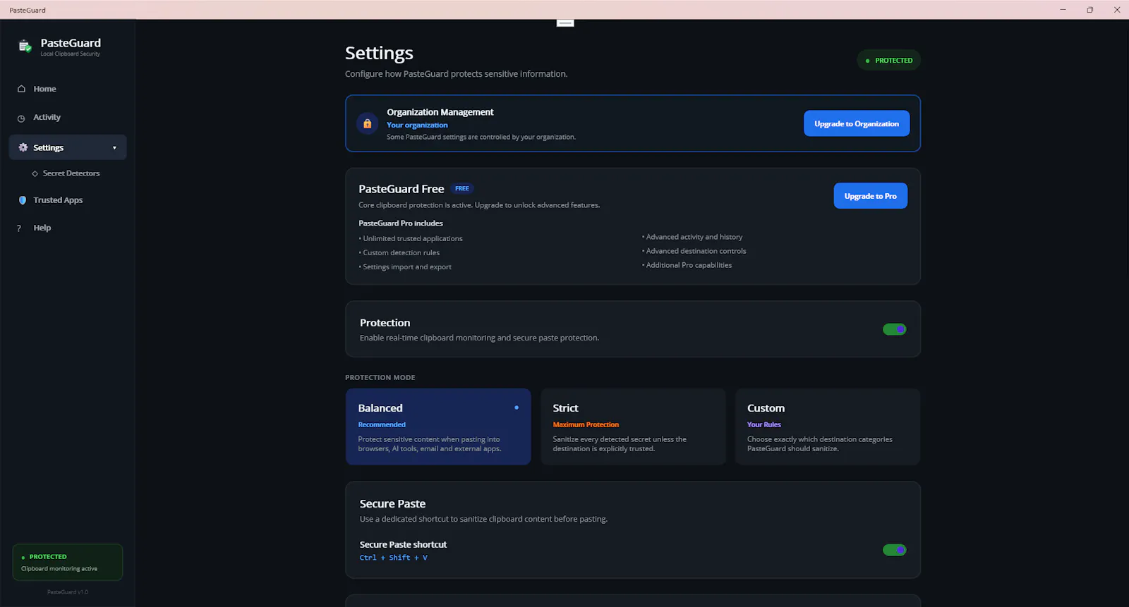 PasteGuard screenshot 3