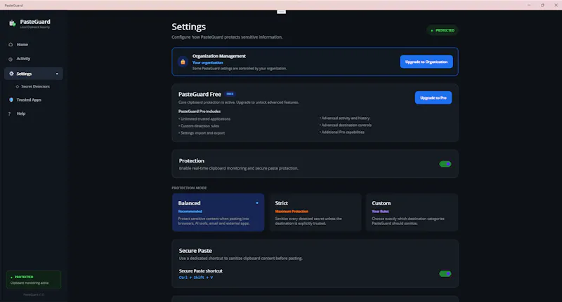 PasteGuard screenshot 3
