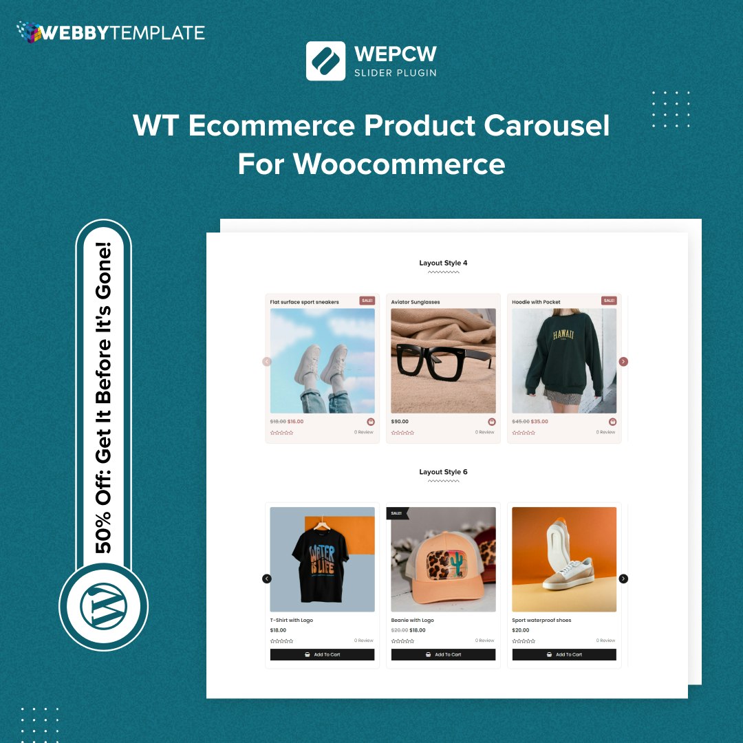 Ecommerce Product Carousel Woocommerce