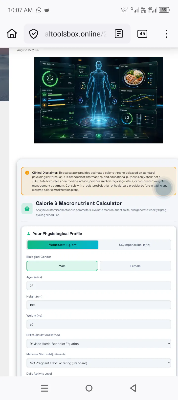 Calorie Calculator & TDEE gallery image