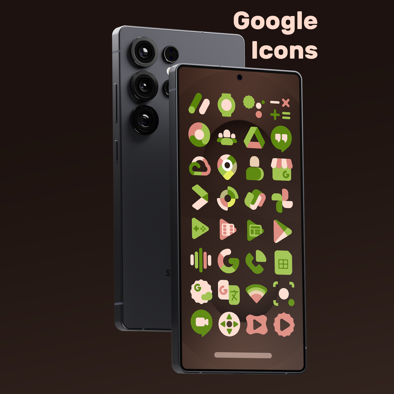 Média Matériau votre icône pack et fonds d'écran - Pack d'icônes propres et minimaliste inspiré par le matériau 3 Design 4