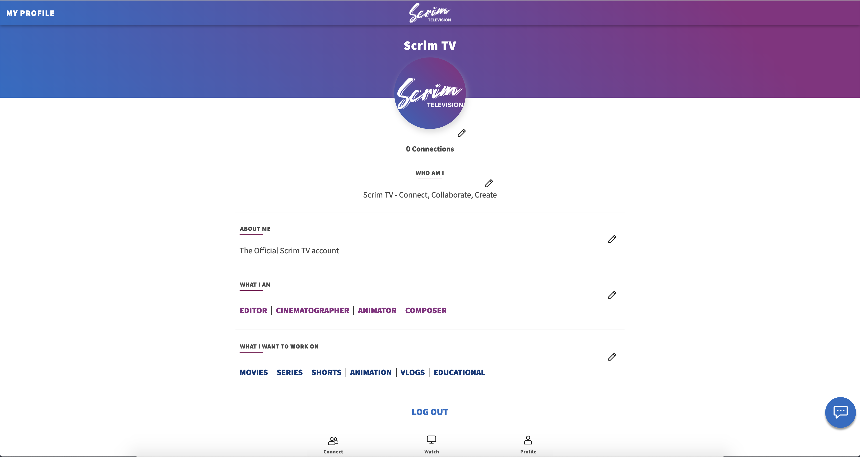 Scrim TV gallery image