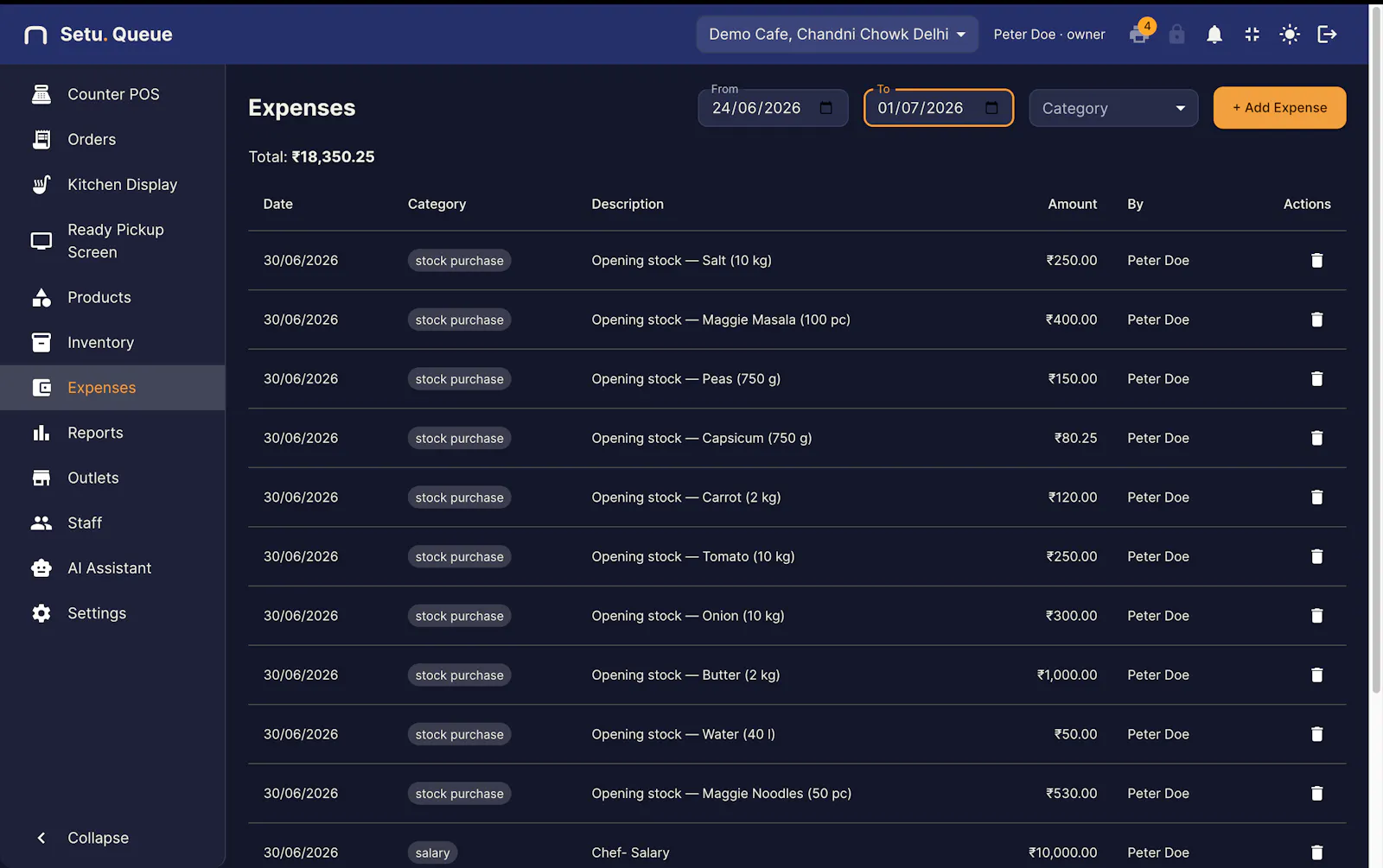 Setu Queue — The QSR Operating System screenshot 21