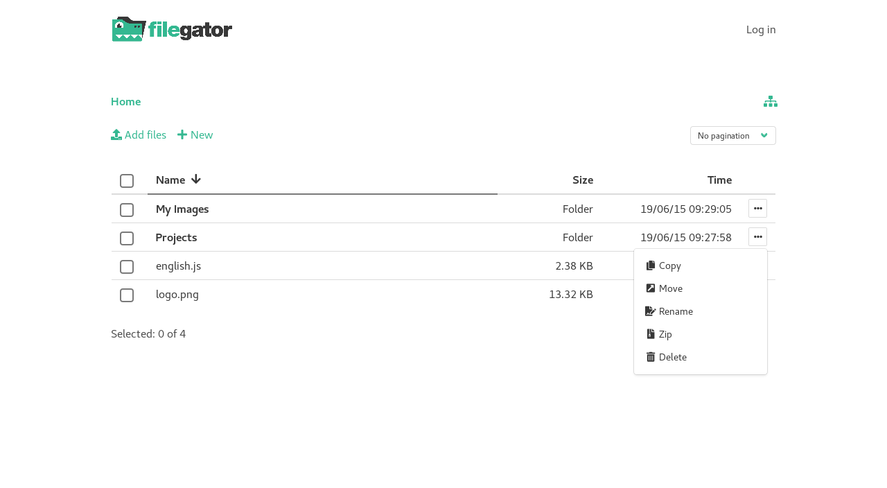 FileGator gallery image