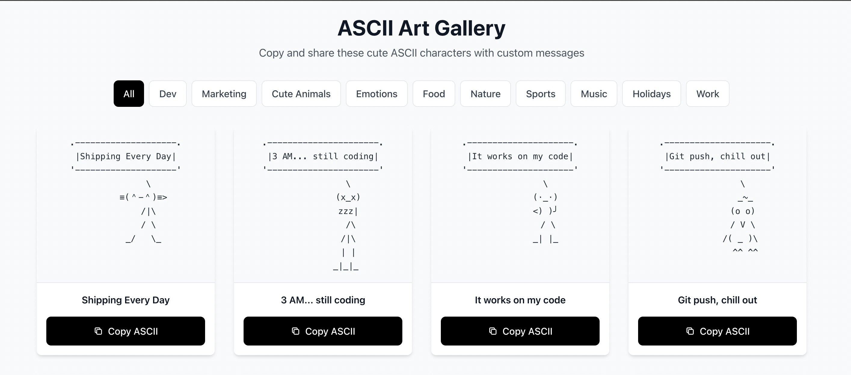 ThumbPOV - ASCII gallery image