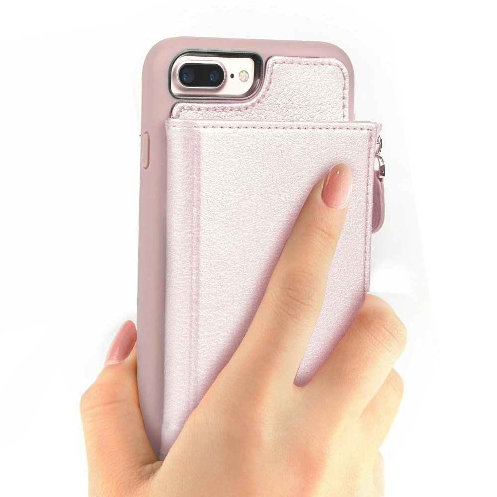 Phone case with zipper wallet gallery image
