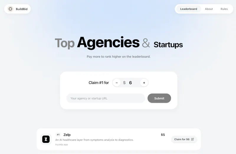 BuildBid screenshot 1