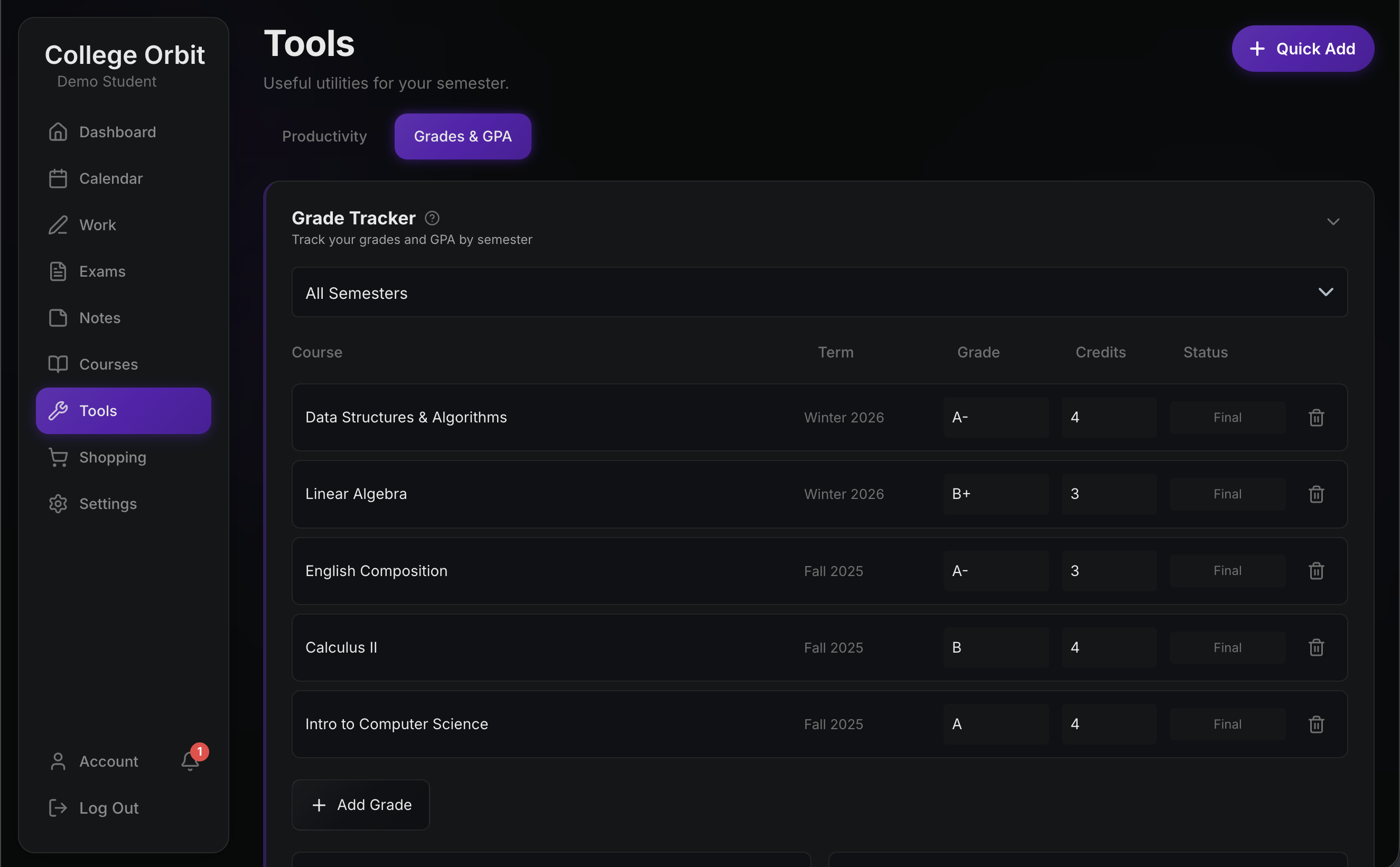 College Orbit gallery image